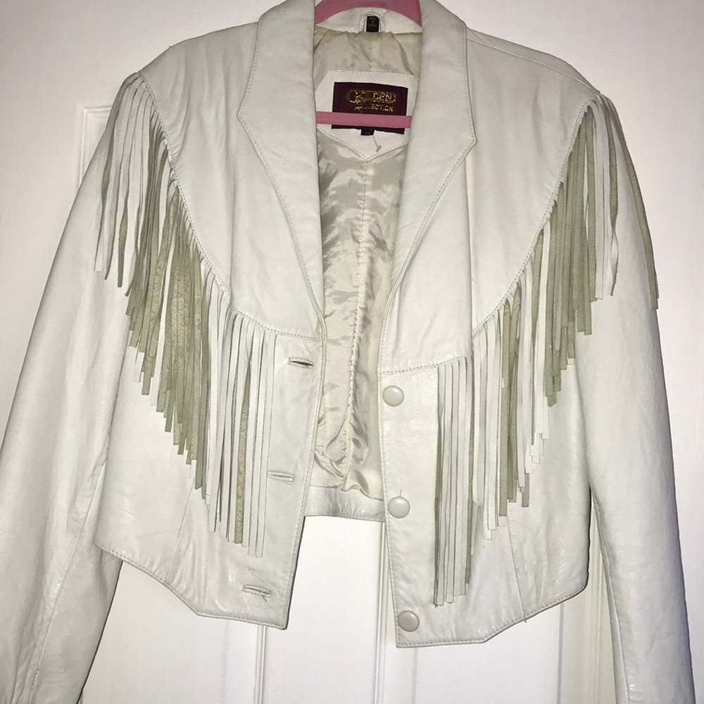 Fringe Leather Jacket